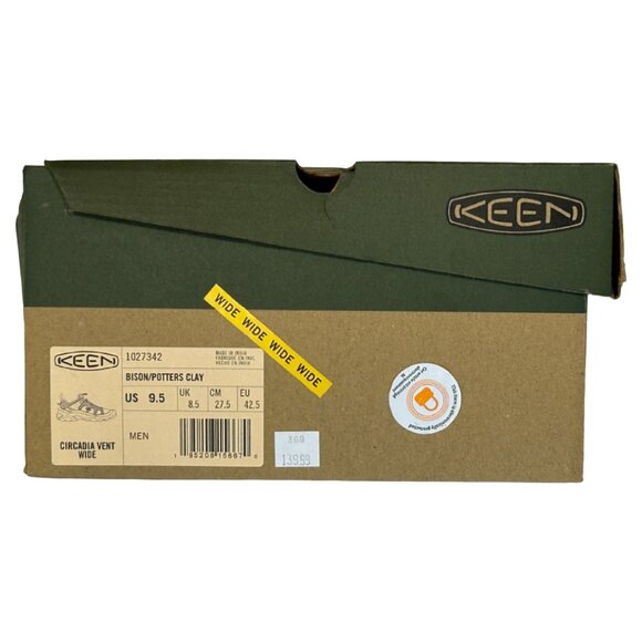 KEEN Mens Circadia Vent Hiking Shoes (US 9.5 Wide) (NIB) - Picture 8 of 8